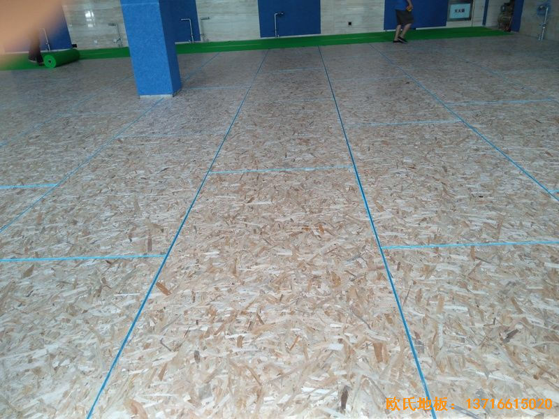 内蒙古赤峰中国税务总局职工活动中心运动木地板安装案例