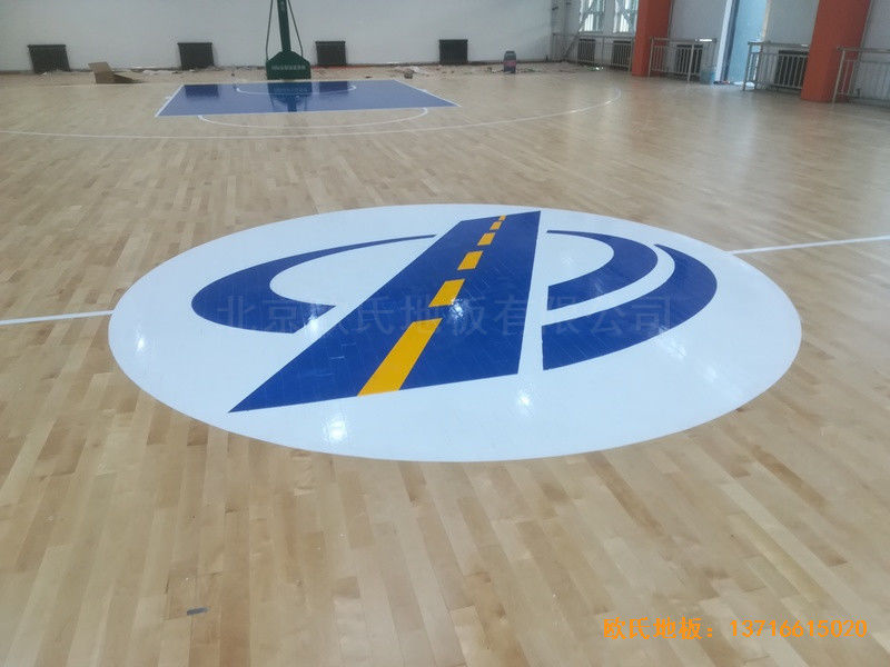 新疆昌吉职工活动中心体育地板安装案例3