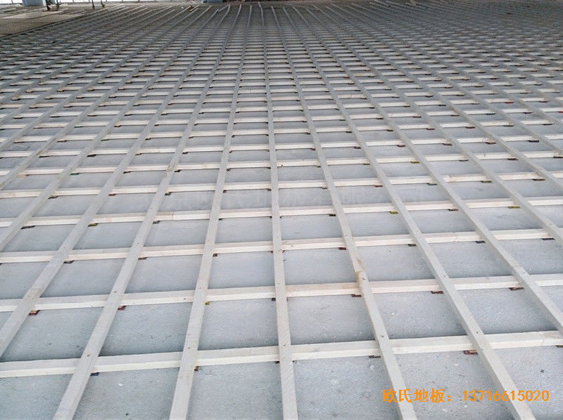新疆独山子老年活动中心运动地板铺装案例0