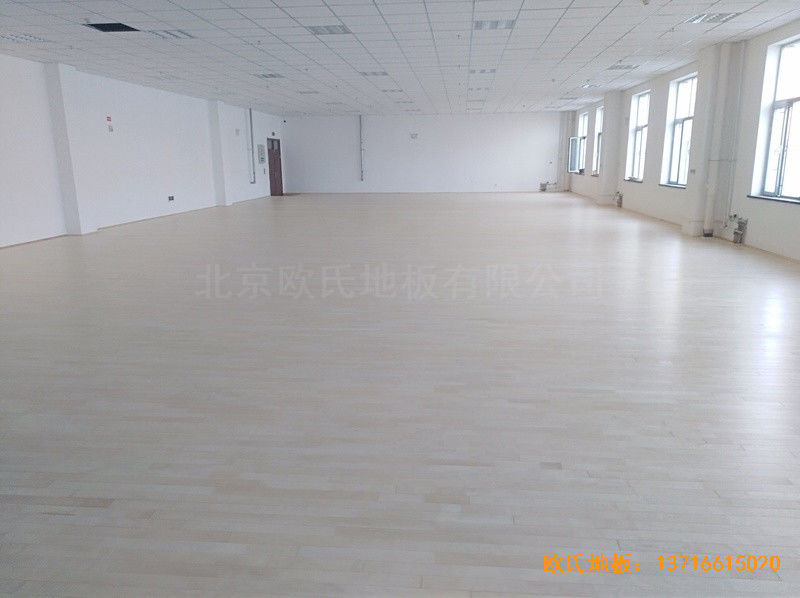 新疆独山子老年活动中心运动地板铺装案例5