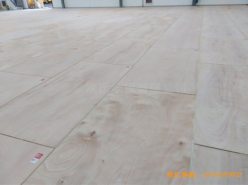 杭州萧山电力分公司文体中心运动地板安装案例2