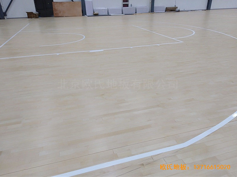 杭州萧山电力分公司文体中心运动地板安装案例3