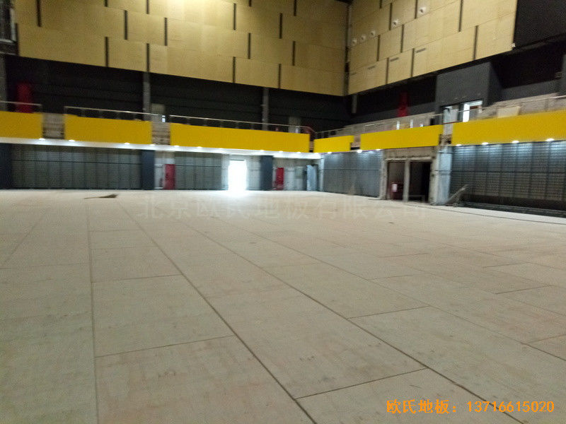 江苏扬州市广陵区体操馆运动地板施工案例2
