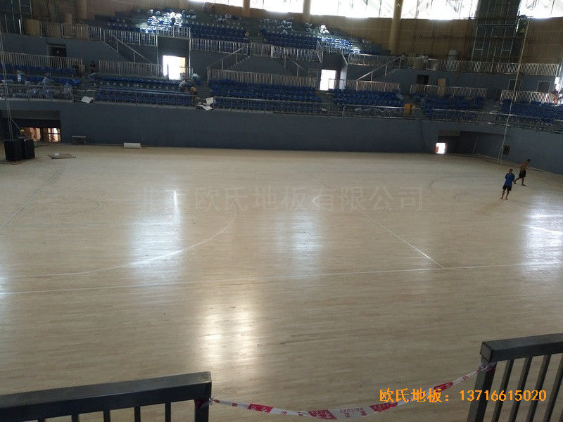 湖南黄花坪体育馆运动地板铺装案例4