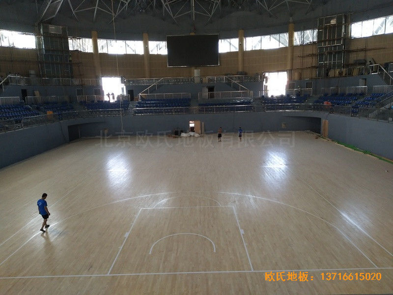 湖南黄花坪体育馆运动地板铺装案例5