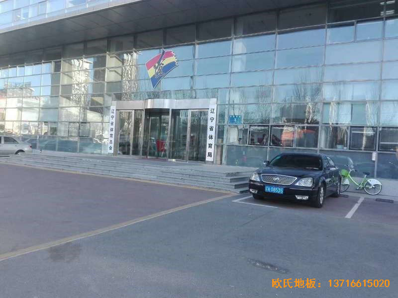 辽宁体育局女子散打馆体育木地板施工案例0