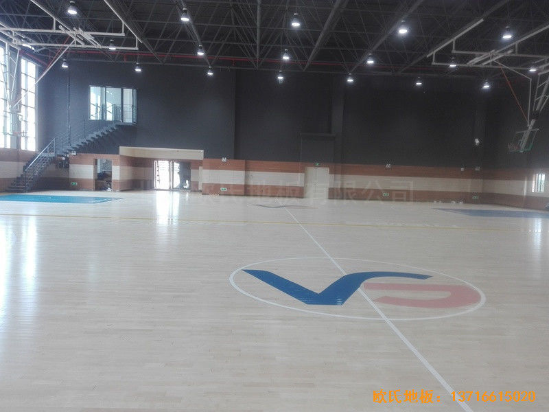 长沙万科金域行业体育馆体育地板铺装案例4