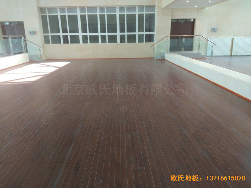 青海海宴路77号地质科大楼运动场所运动木地板铺装案例3