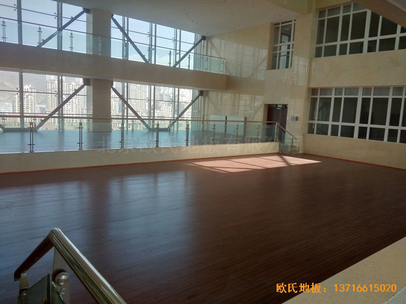 青海海宴路77号地质科大楼运动场所运动木地板铺装案例4
