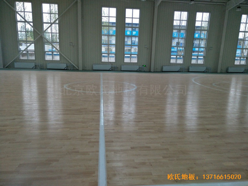 北京丽泽金融活动中心体育地板铺装案例4