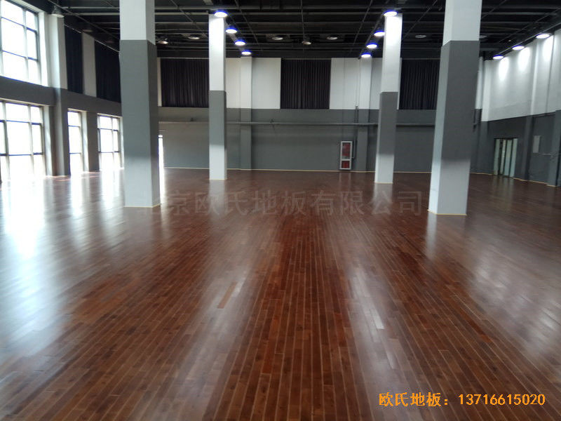 北京亦庄贞观行业大厦运动场所运动地板安装案例0