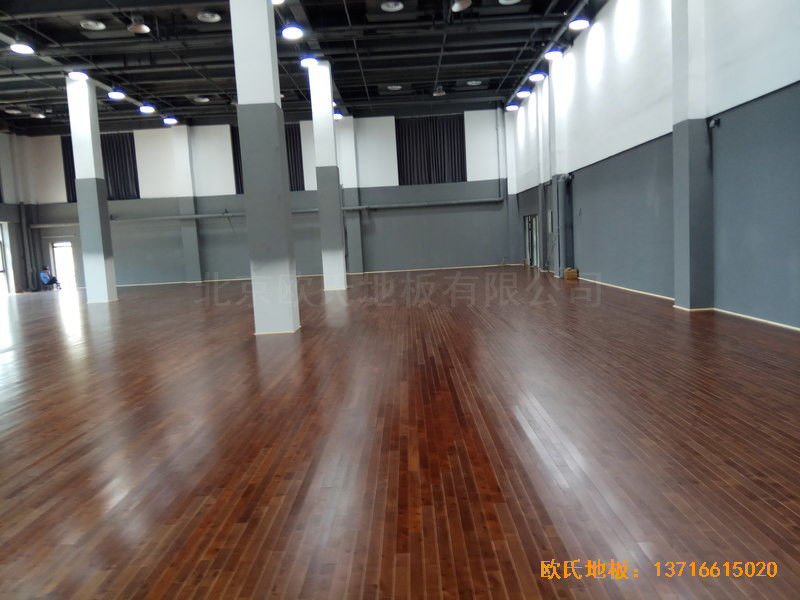 北京亦庄贞观行业大厦运动场所运动地板安装案例2