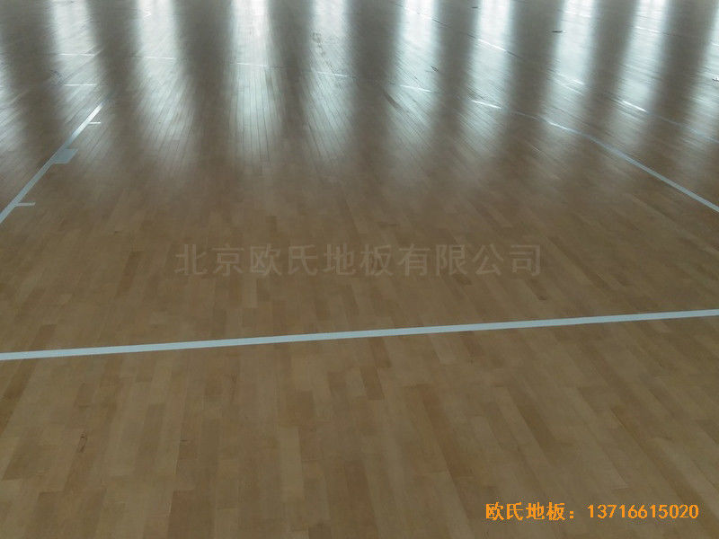 北京师范大学篮球馆体育木地板铺装案例3