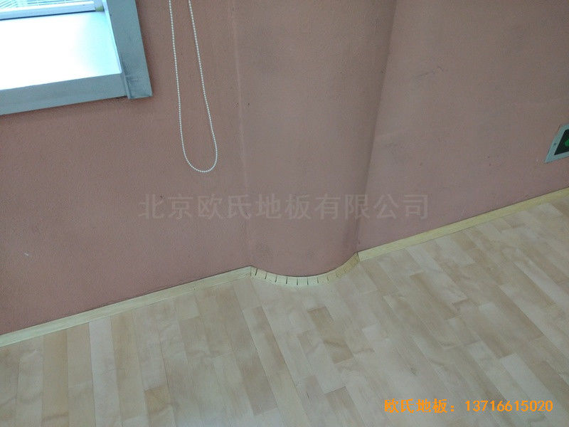 北京建国路75号热电公司运动馆运动木地板铺装案例4