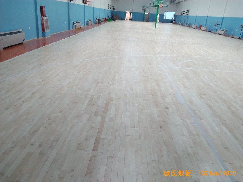 北京昌平体育健身俱乐部体育木地板铺装案例3