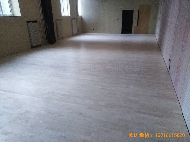 北京朝阳运动馆体育地板铺设案例0