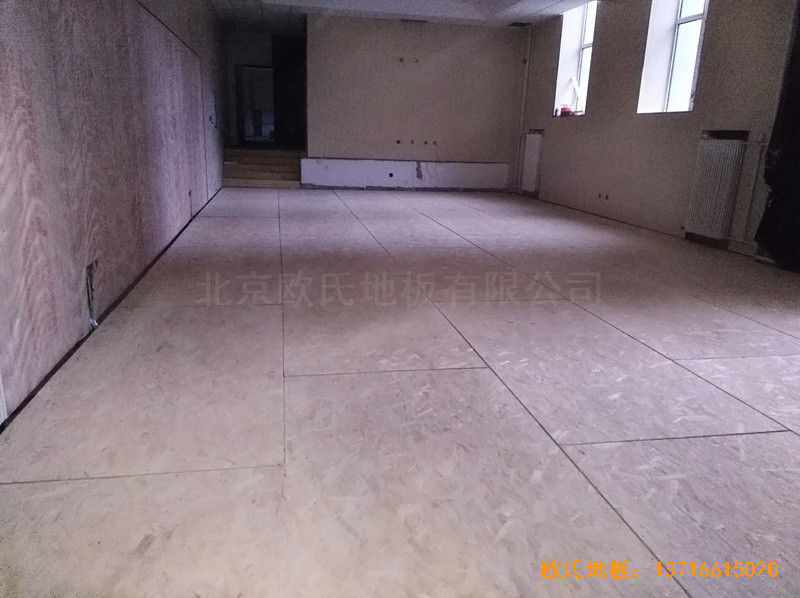 北京朝阳运动馆体育地板铺设案例3