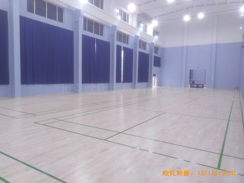 北京金通源健身中心体育地板铺设案例3