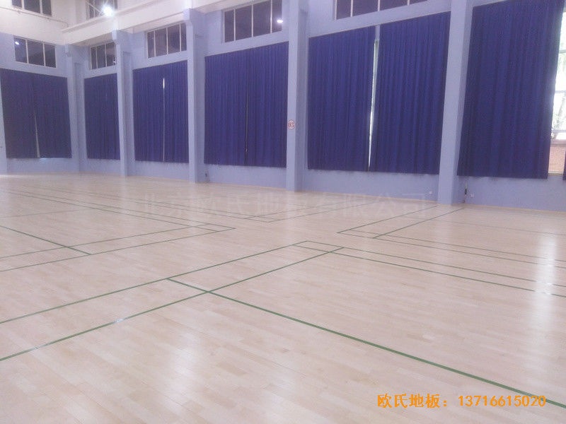 北京金通源健身中心体育地板铺设案例4