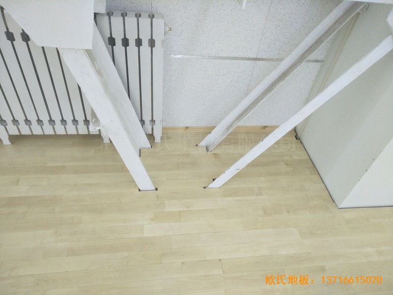 北京铁路局供电段运动馆运动地板安装案例3