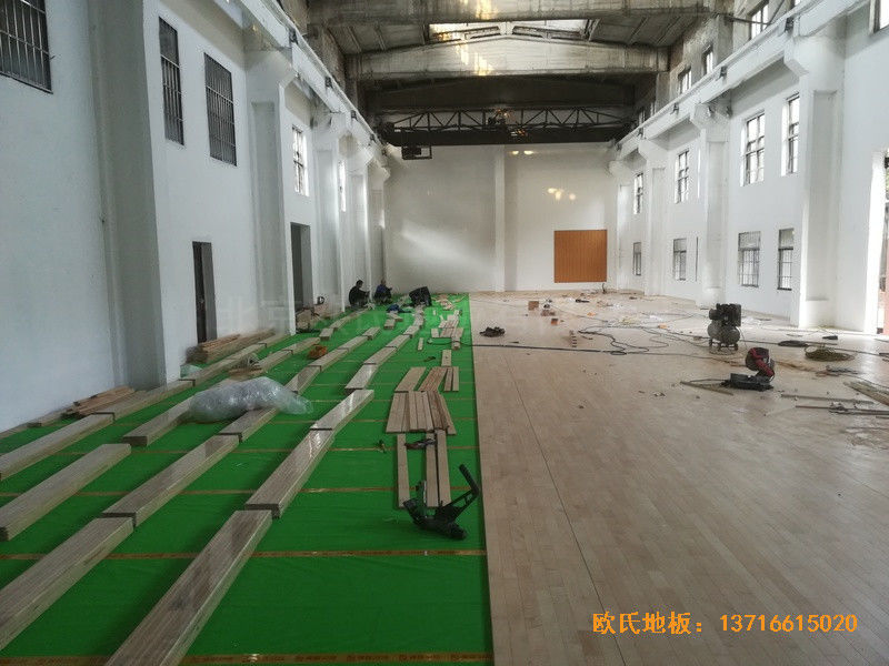 南昌赤练排球馆体育地板铺设案例3