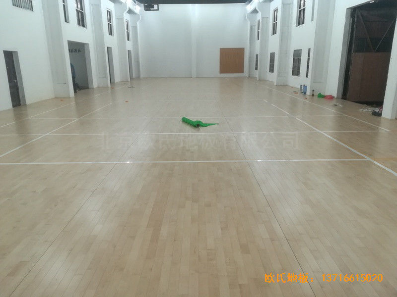 南昌赤练排球馆体育地板铺设案例4
