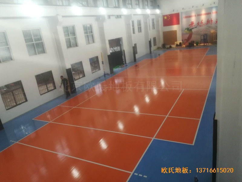 南昌赤练排球馆体育地板铺设案例5