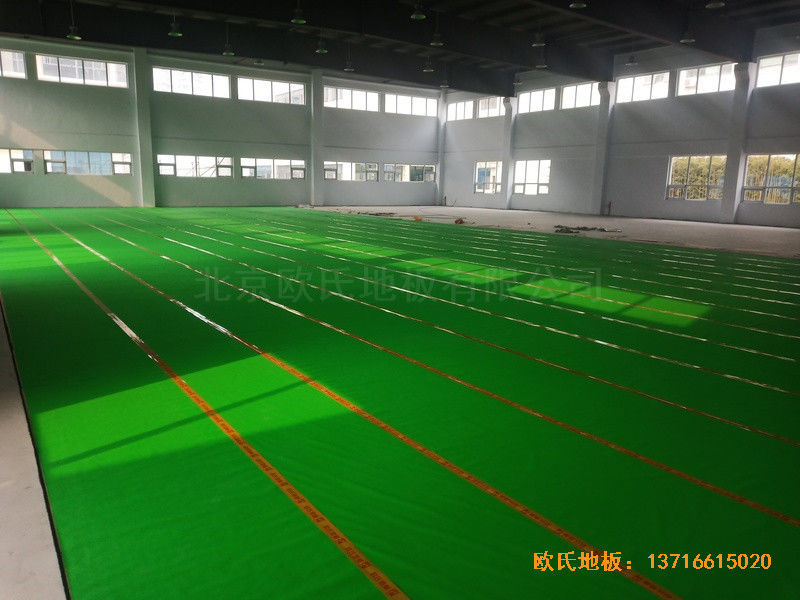 山东临沂公安局篮球馆体育地板铺装案例2