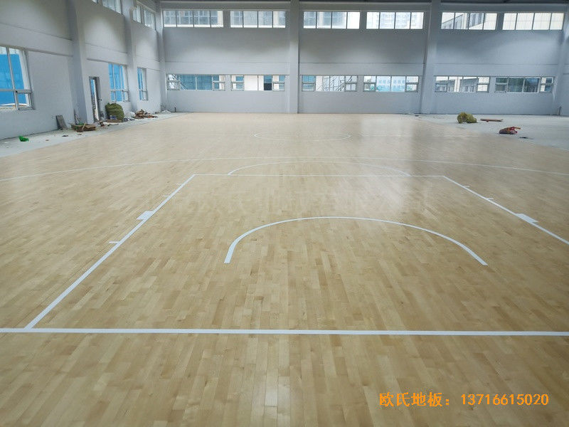 山东临沂公安局篮球馆体育地板铺装案例5
