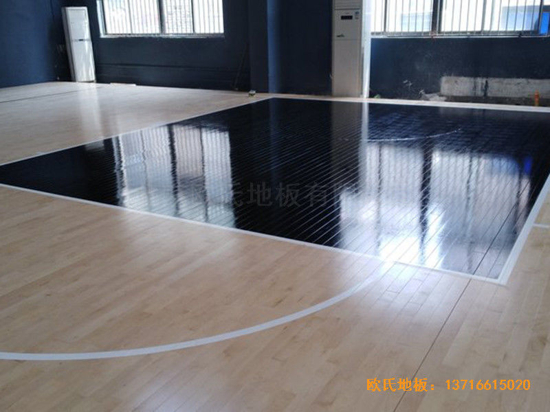 山东同昌23号篮球馆体育地板铺装案例4