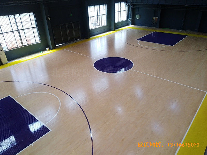 山东同昌23号篮球馆体育地板铺装案例5