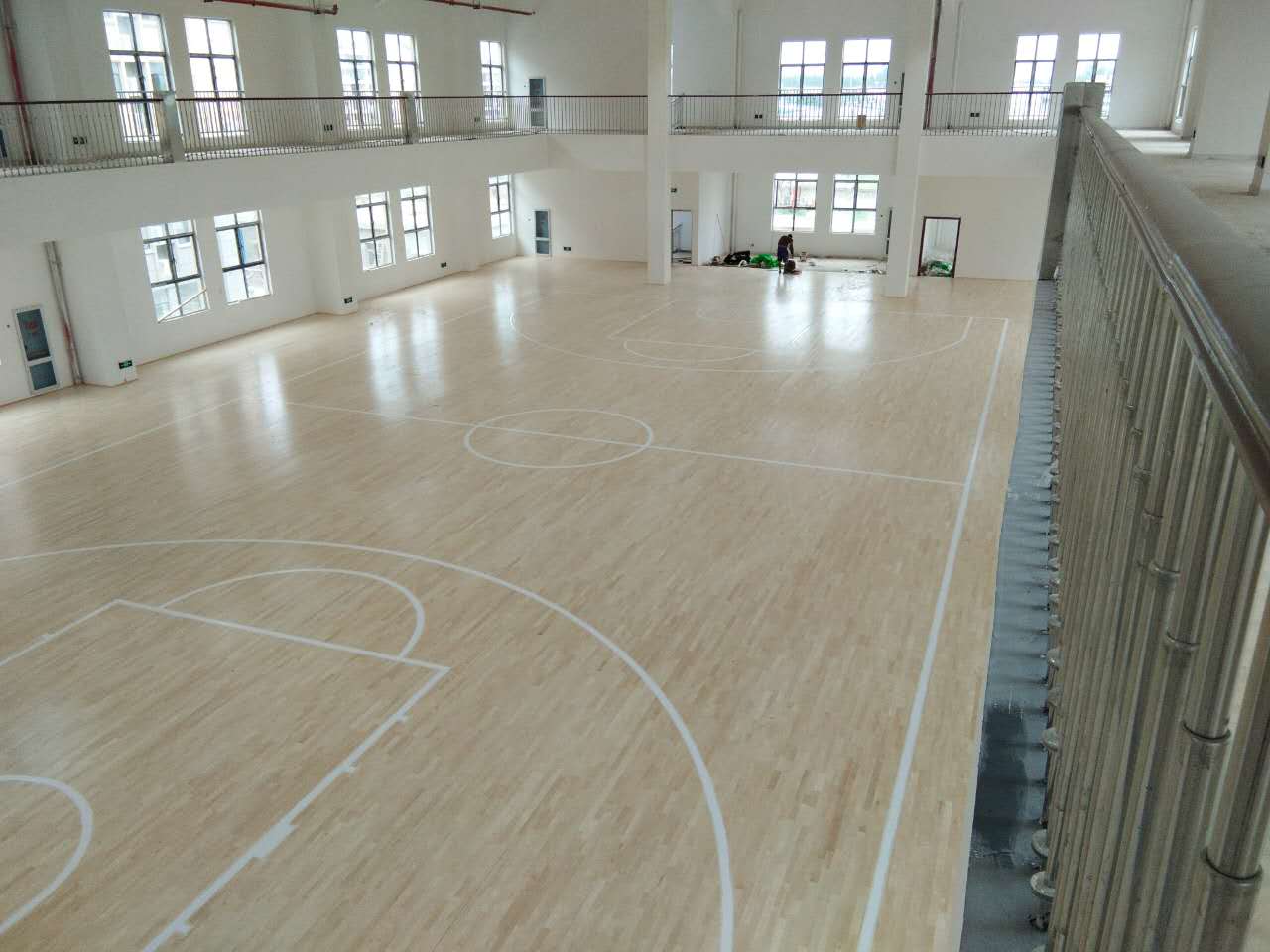 湖北天门杭州华泰小学篮球馆项目