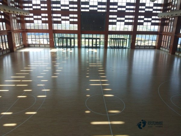 单层运动场馆木地板
