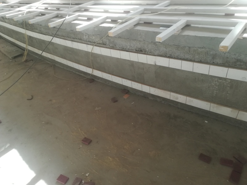 宁夏银川试验中学舞台木地板施工案例2