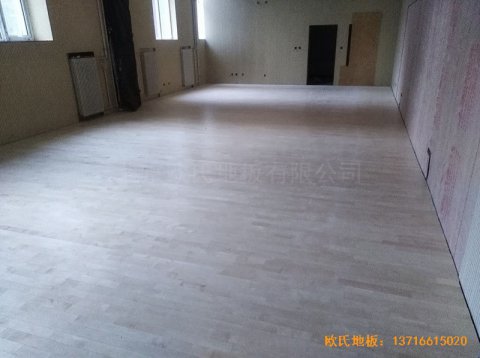 北京朝阳运动馆体育地板铺设案例