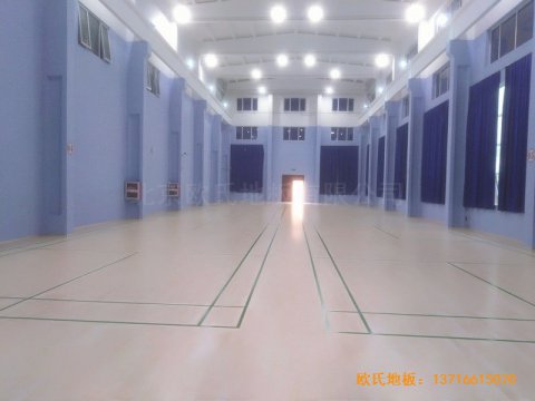 北京金通源健身中心体育地板铺设案例