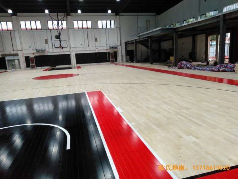 南京乐活体育馆运动木地板施工案例