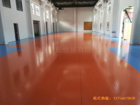 南昌赤练排球馆体育地板铺设案例