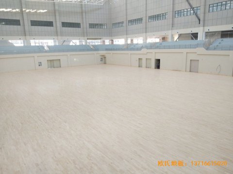 云南红河州财经大学体育馆运动木地板