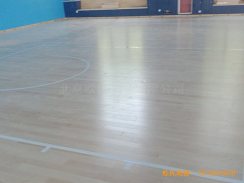 北京顺义供电局篮球馆体育地板施工案