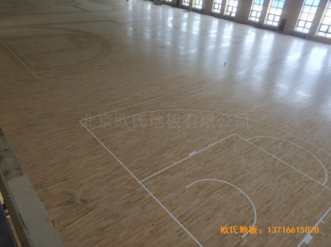 榆林神华煤制油公司篮球馆运动木地板