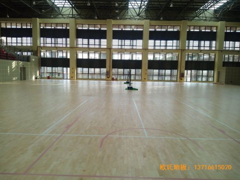 云南滇西技术大学总部篮球馆体育木地