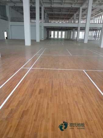篮球场运动木地板施工工艺图2
