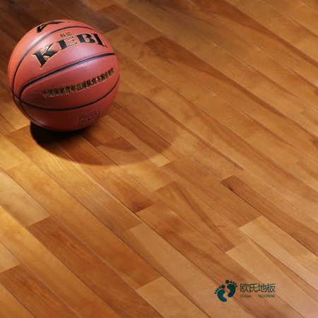 篮球场木地板比较滑1