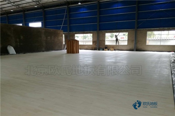 学校篮球场馆木地板生产工艺3