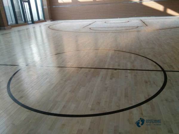 篮球木地板施工节点做法3
