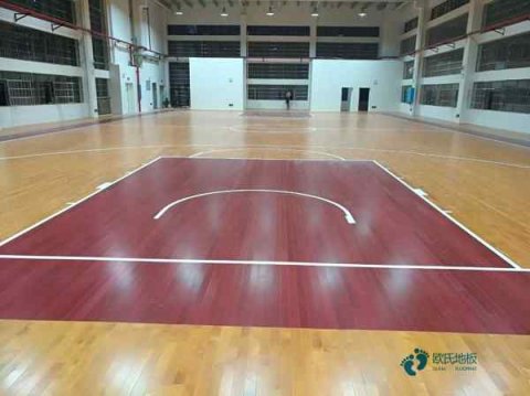 校园运动体育地板施工流程
