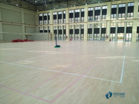 单龙骨体育场馆地板环保